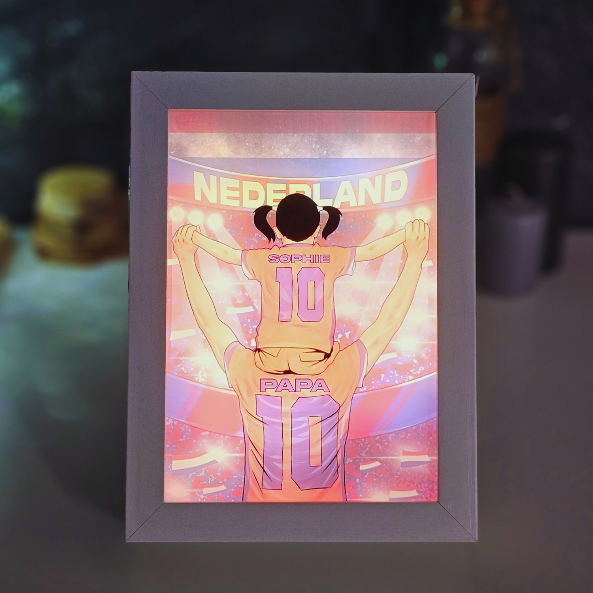 Personalisierte Lichtbox - Niederlande