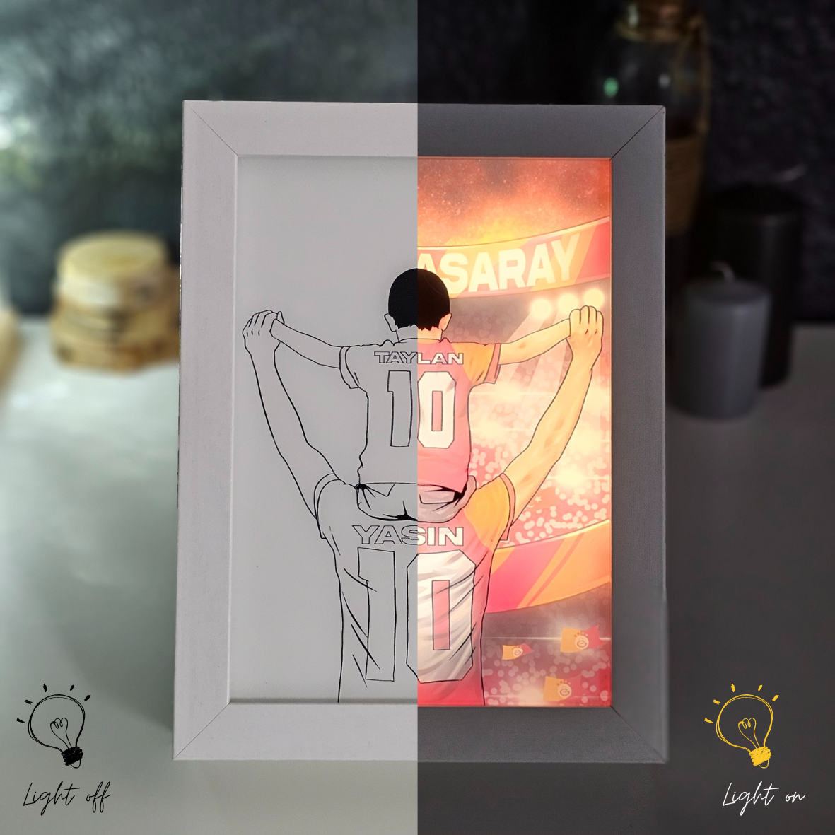 Personalisierte Lichtbox - Galatasaray