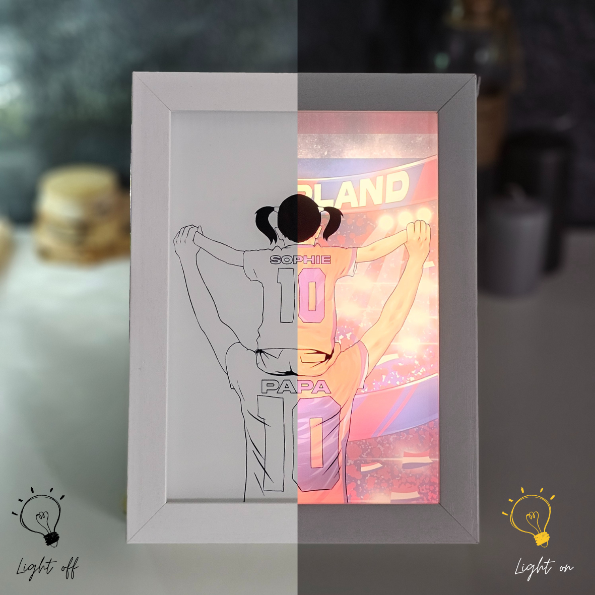 Personalisierte Lichtbox - Niederlande