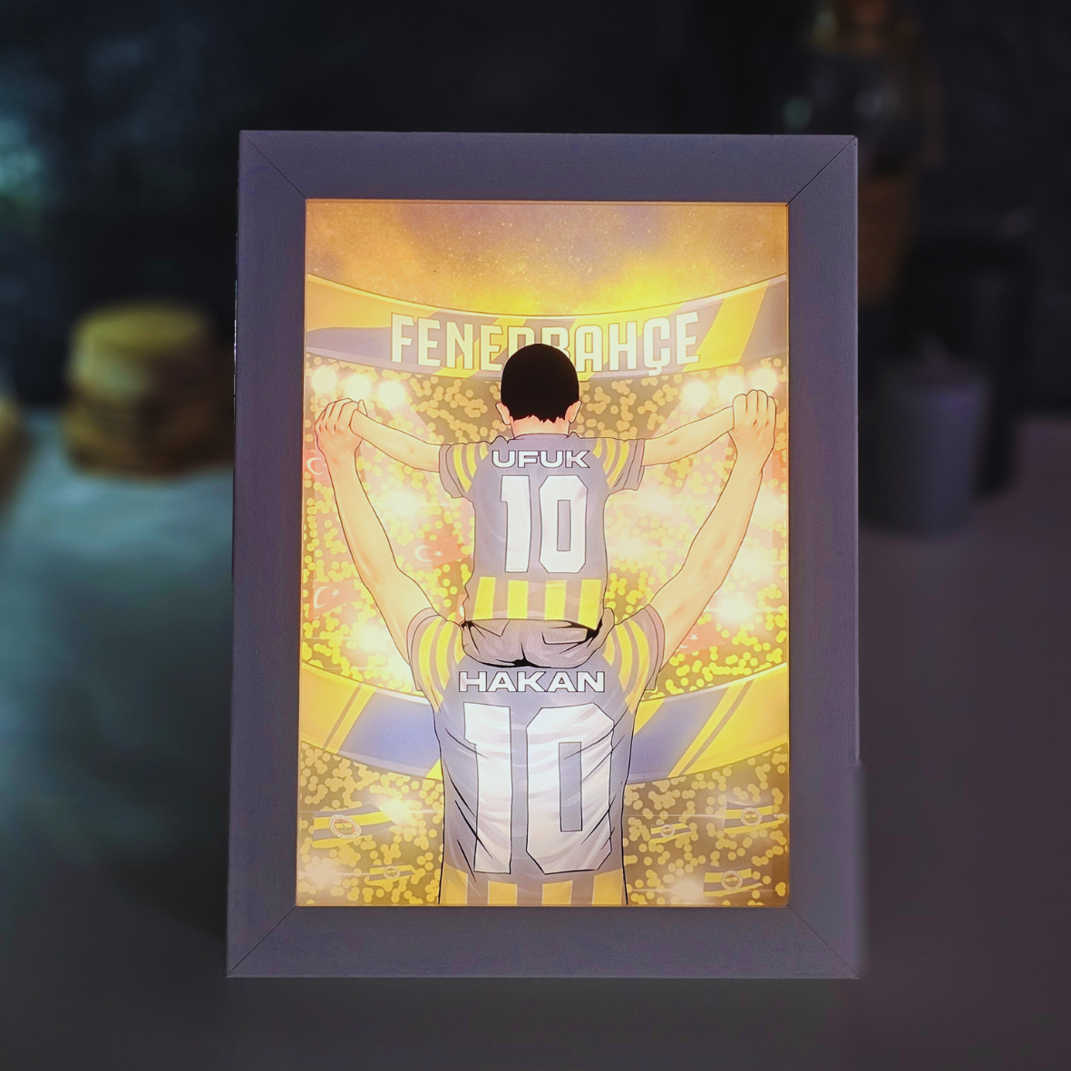 Personalisierte Lichtbox - Fenerbahce