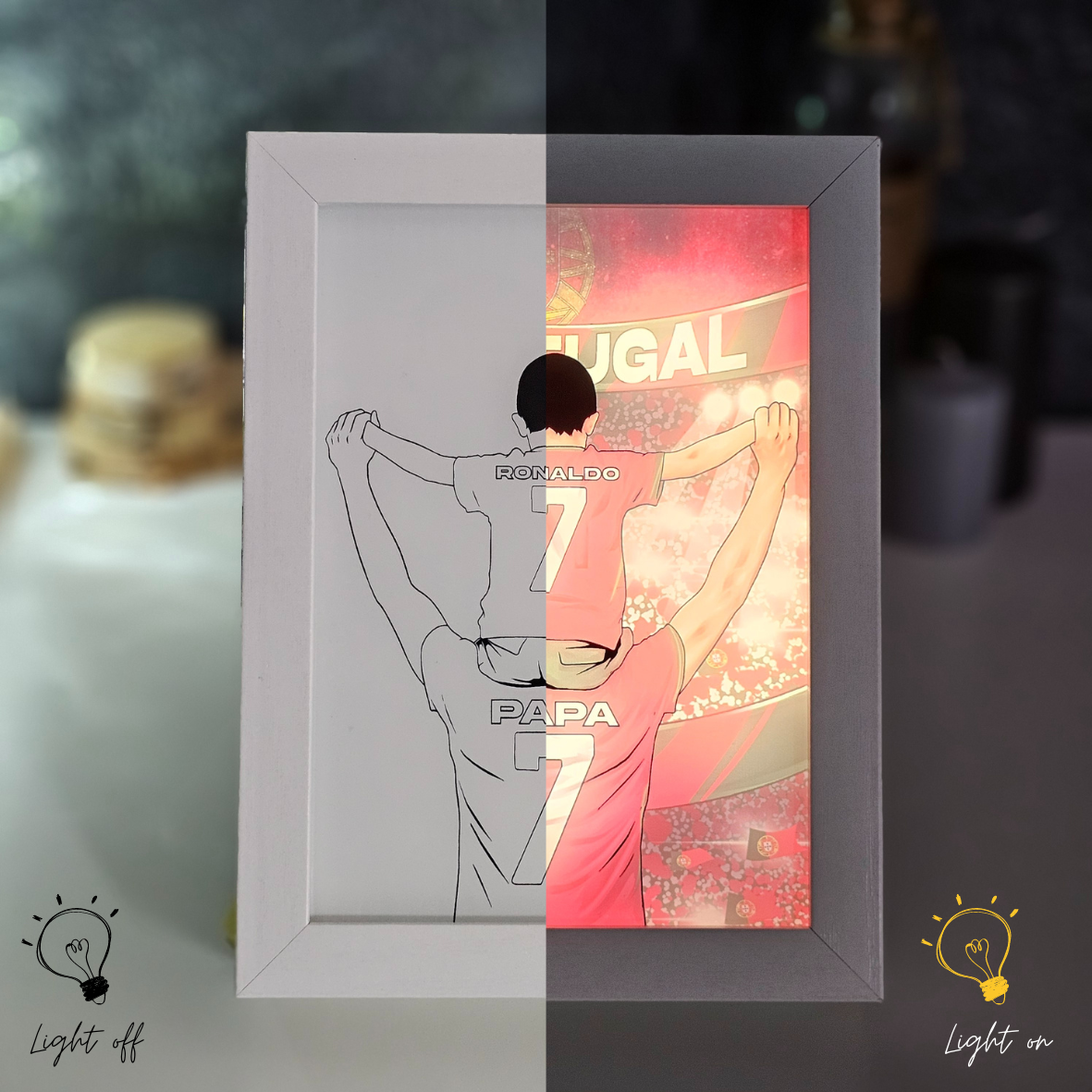 Personalisierte Lichtbox - Portugal