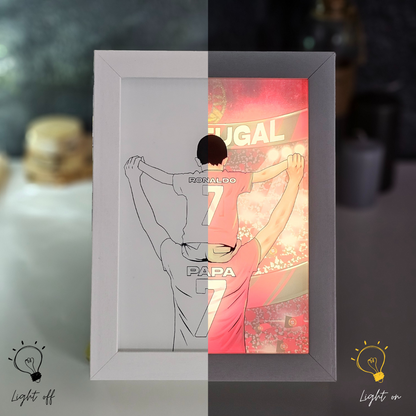 Personalisierte Lichtbox - Portugal